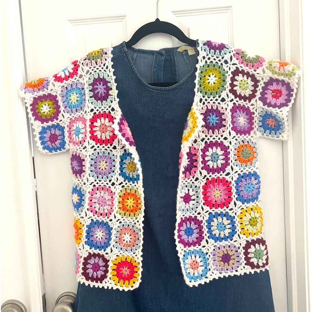 Granny Square Crochet top